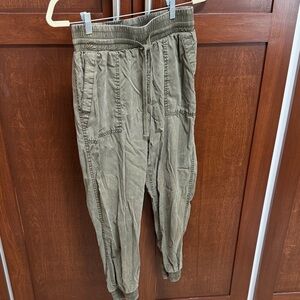 a new day Olive Drawstring Jogger Pants - Casual Tapered Fit